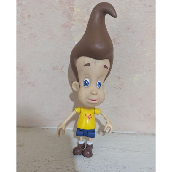 Jimmy Neutron Action Figure 6" Cartoon Character  With Signature Hair  6.5" - Picture 2 of 5